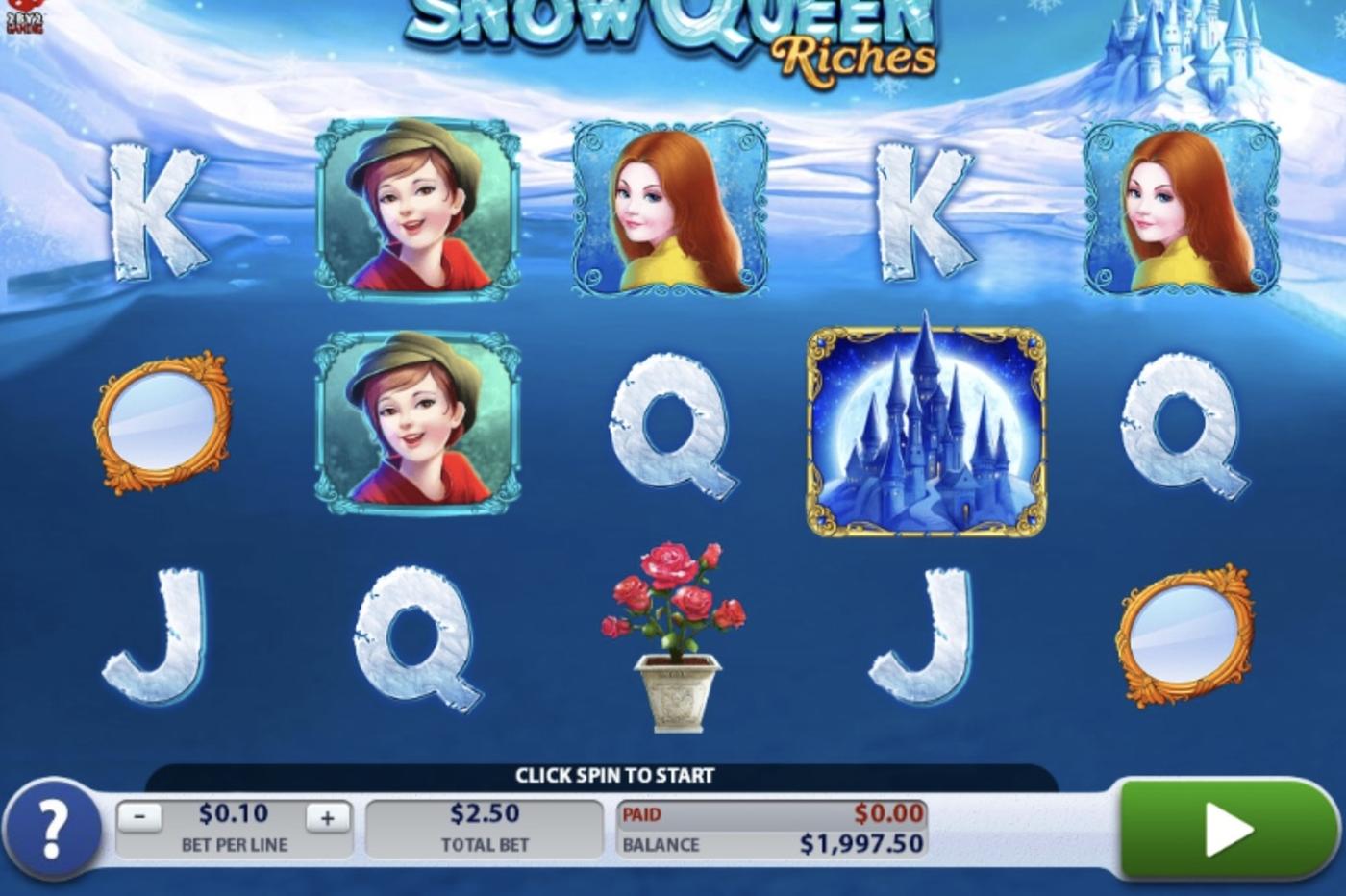 Snow Queen: image of main menu