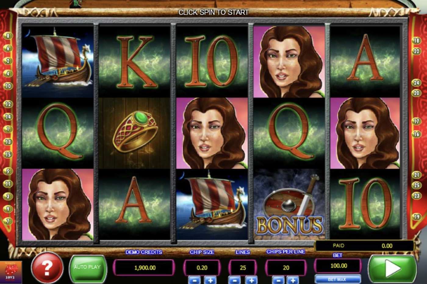 Spell of Odin: image of main menu