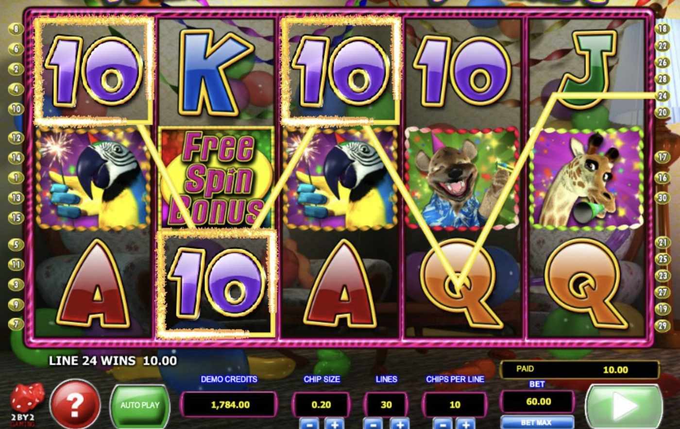 Wild Birthday Blast: image of winning