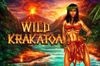 Wild Krakatoa Online Slot Logo