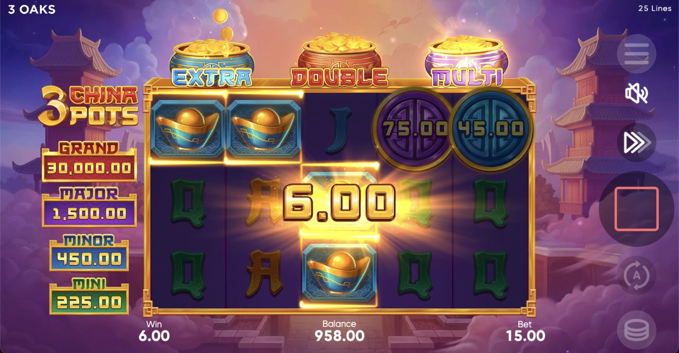 3 China Pots: image of winning