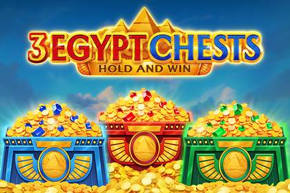 3 Egypt Chests Online Slot Logo