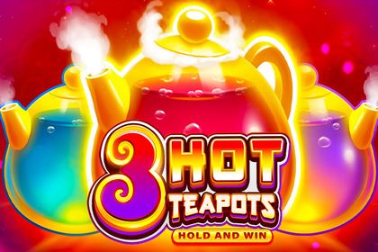 3 Hot Teapots Online Slot Logo