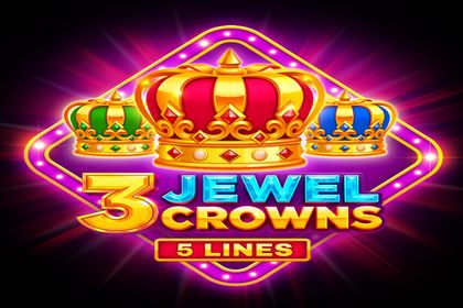 3 Jewel Crowns Online Slot Logo