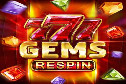 777 Gems Respin Online Slot Logo