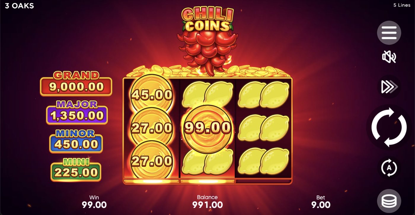 Chili Coins: image of winning