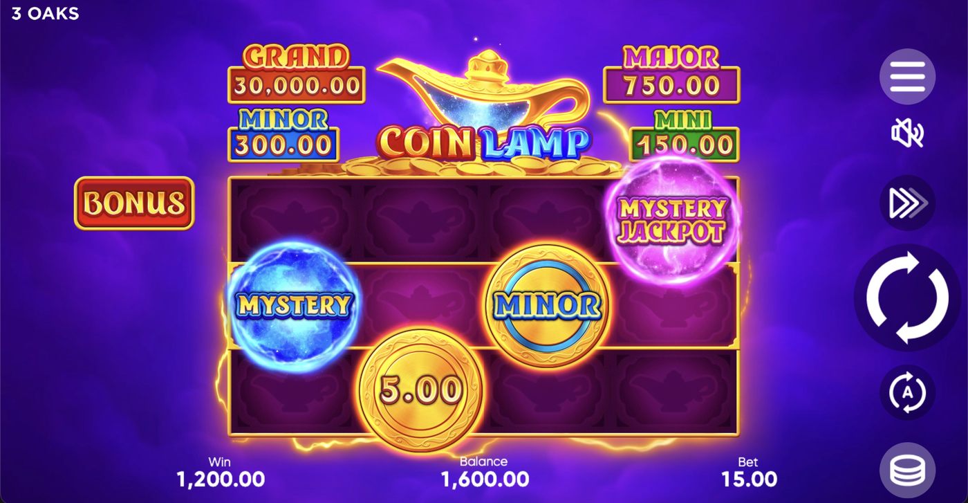 Coin Lamp: image of winning