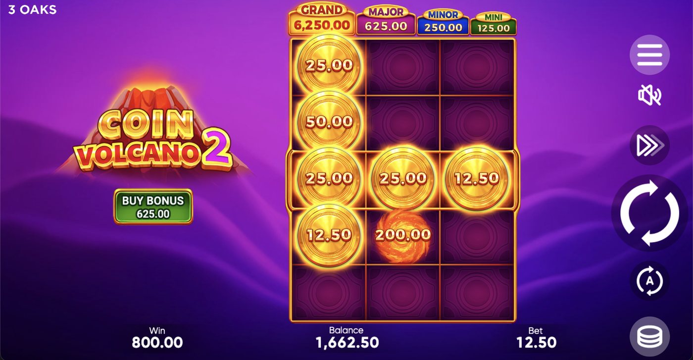 Coin Volcano 2: image of winning