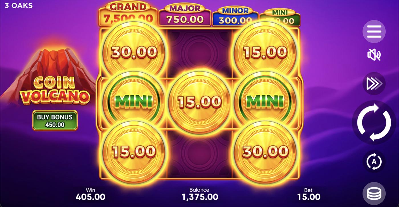 Coin Volcano: image of winning