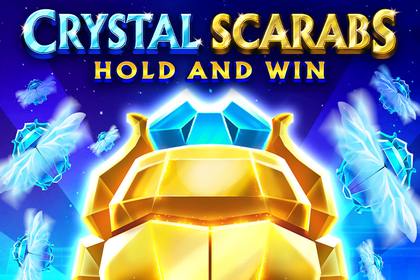 Crystal Scarabs Online Slot Logo