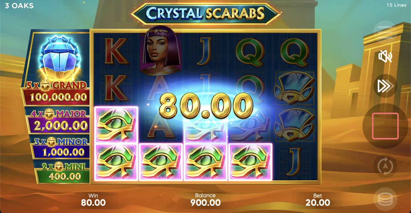 Crystal Scarabs: image of winning