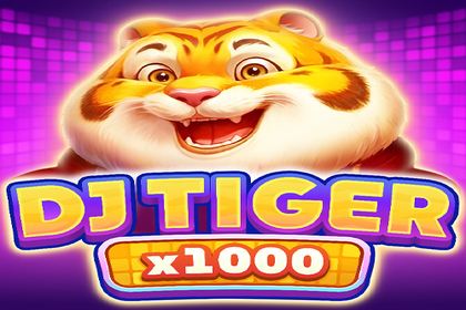 DJ Tiger x1000 Online Slot Logo