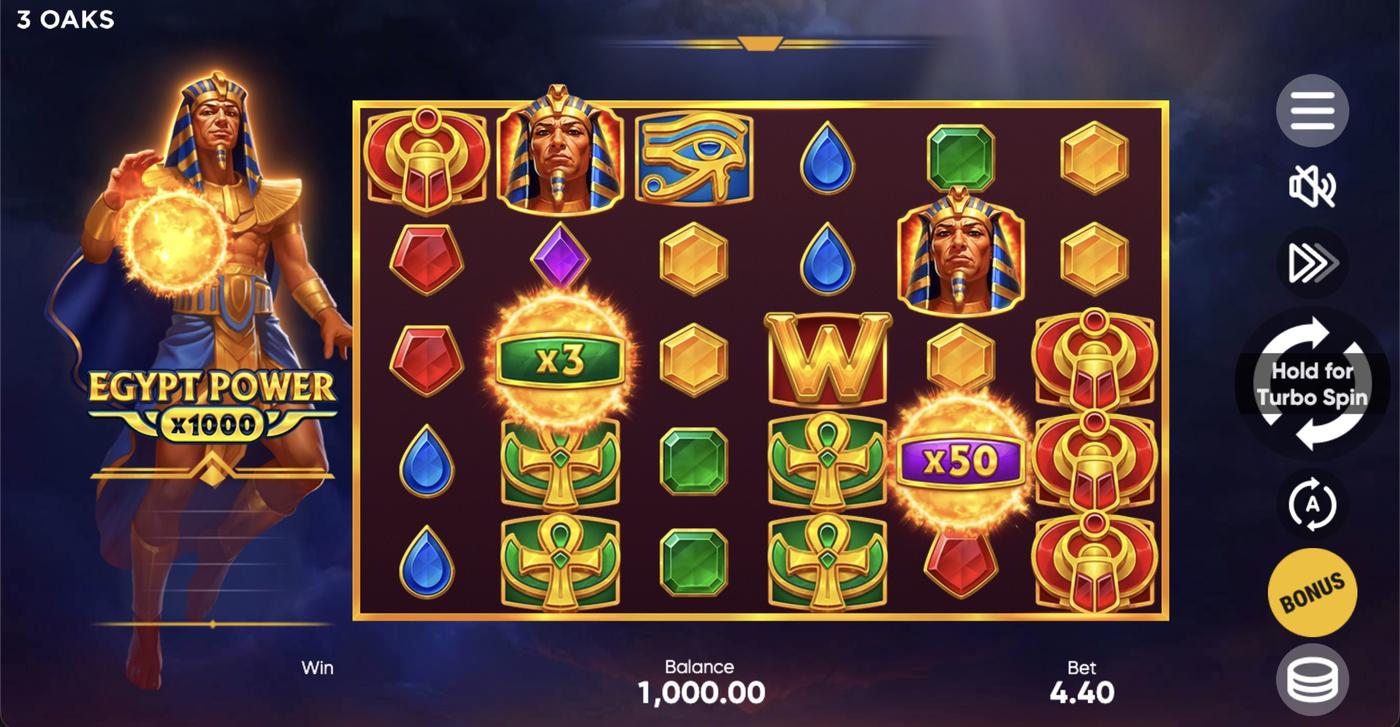 Egypt Power x1000: image of main menu