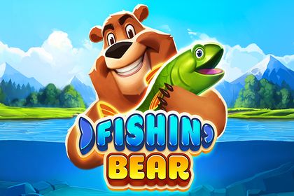 Fishin' Bear Online Slot Logo