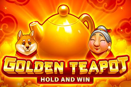 Golden Teapot Online Slot Logo