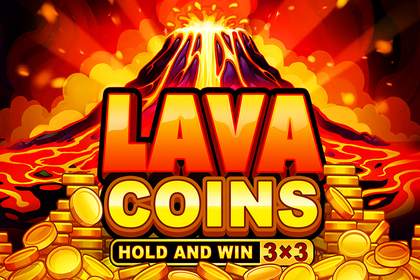 Lava Coins Online Slot Logo