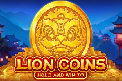 Lion Coins Online Slot Logo