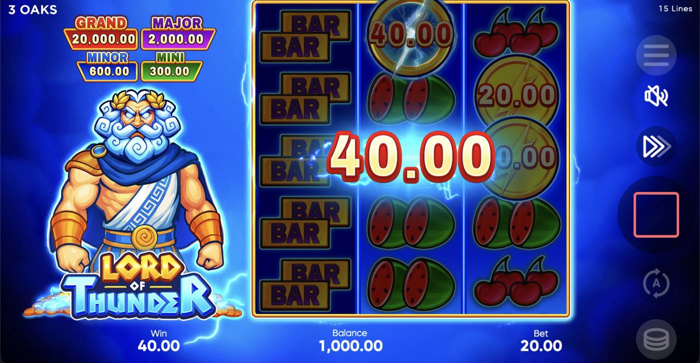 Lord of Thunder: image of winning