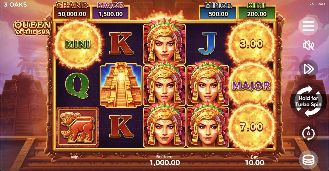 Queen of the Sun: image of main menu