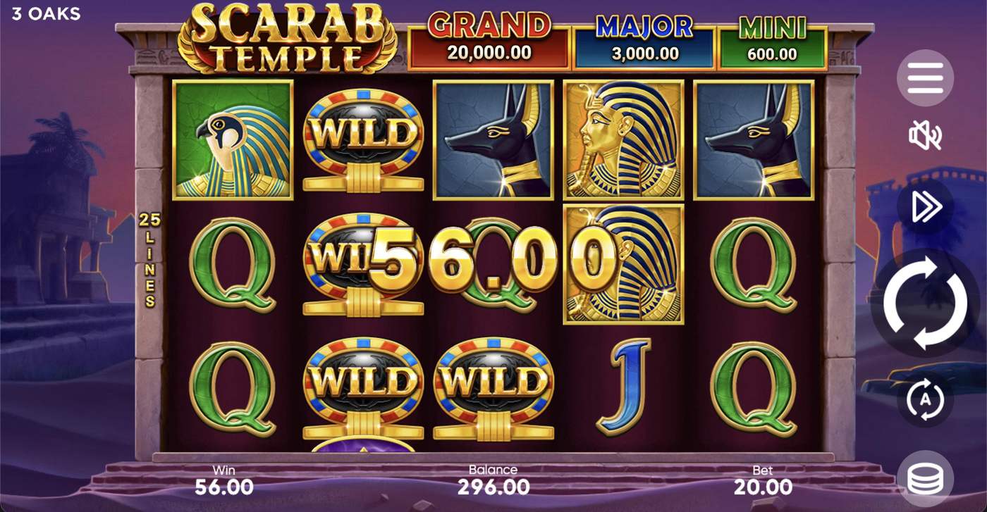 Scarab Temple: image of winning