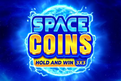 Space Coins Online Slot Logo