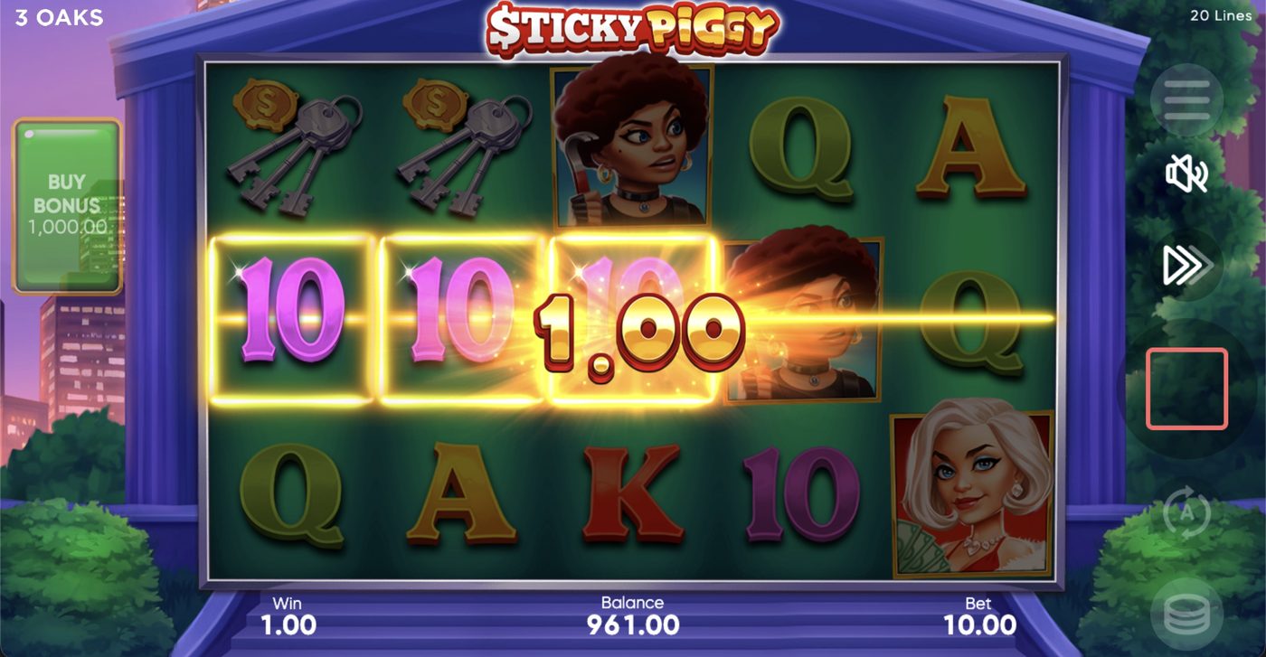 Sticky Piggy: image of winning
