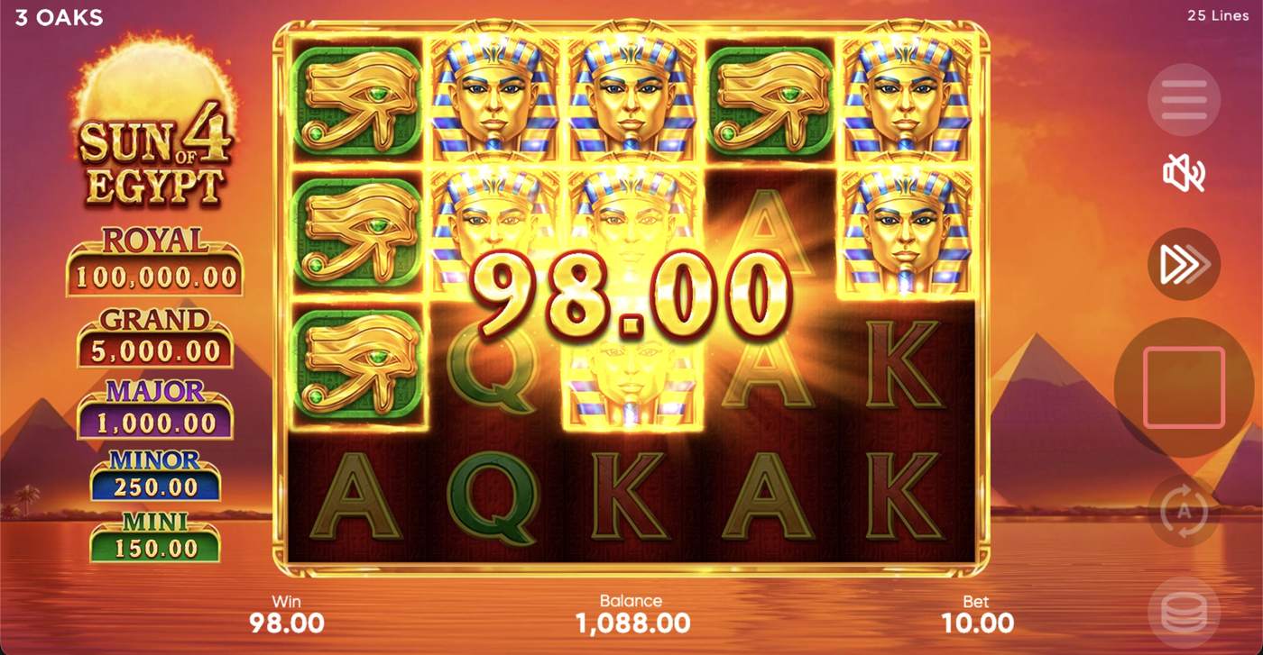 Sun of Egypt 4: image of winning