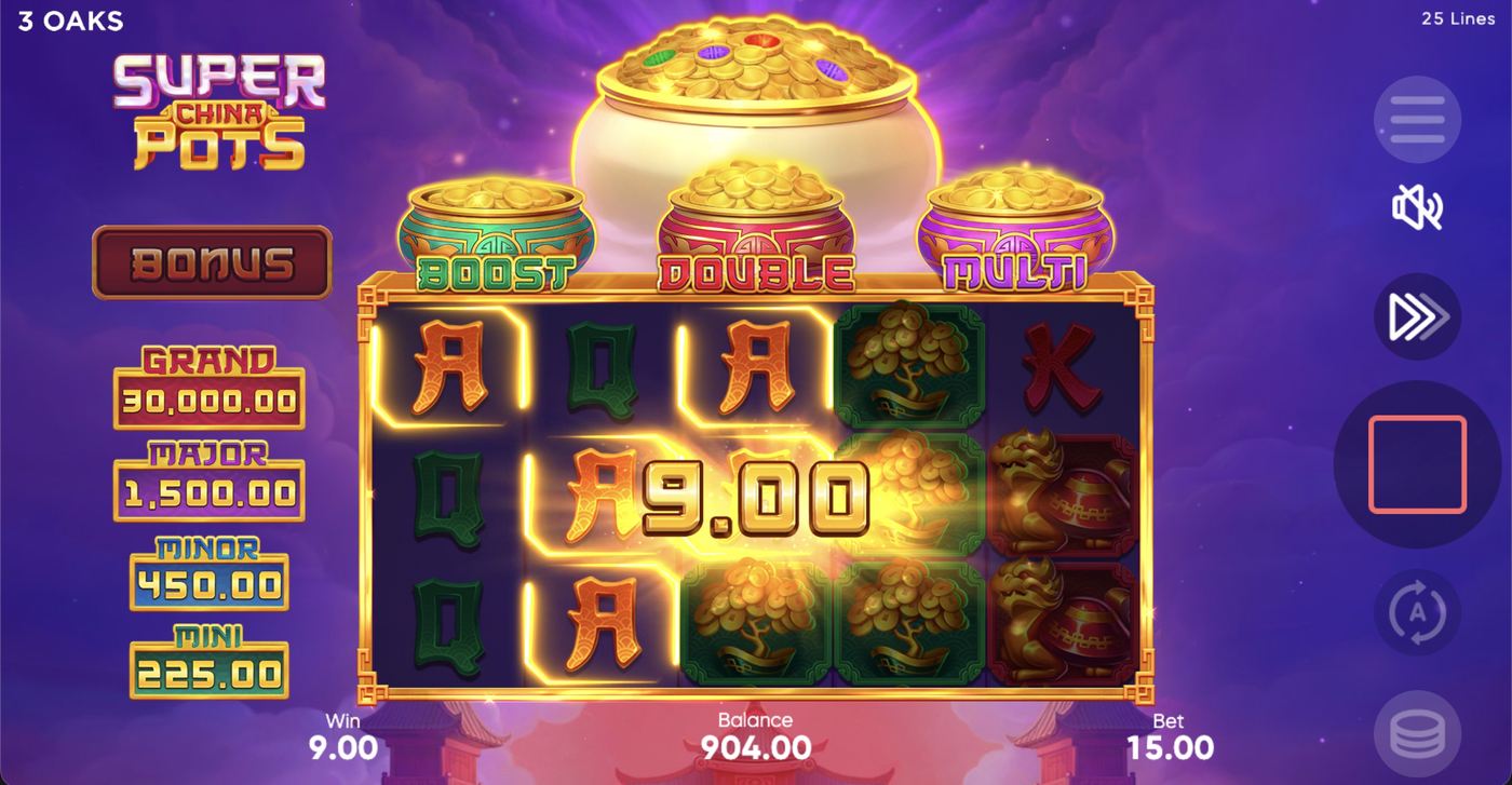 Super China Pots: image of winning