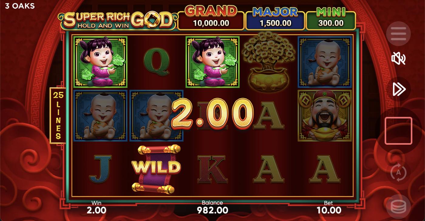 Super Rich God: image of winning