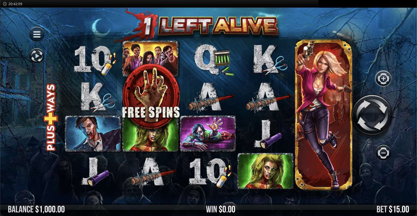 1 Left Alive: image of main menu