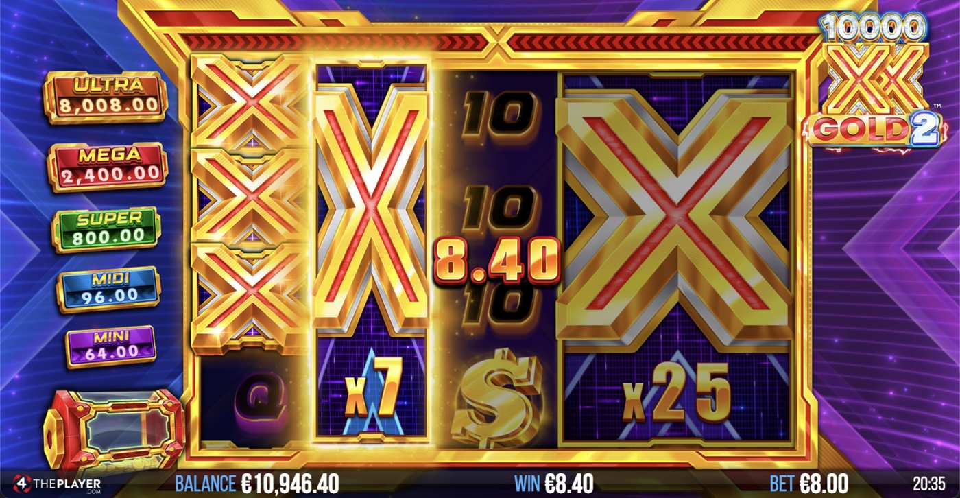 10000 X Gold 2: image of winning