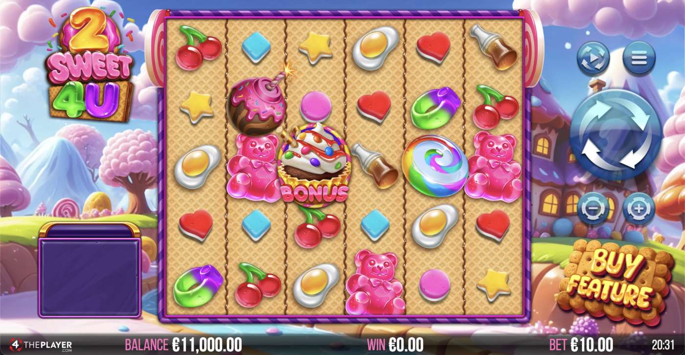 2 Sweet 4 U: image of main menu