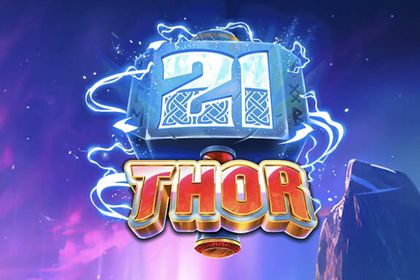 21 Thor Lightning Ways Online Slot Logo