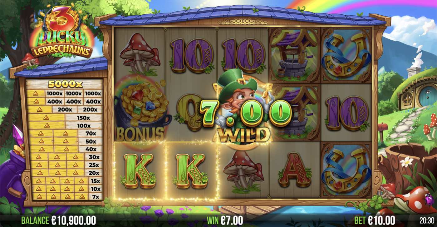 3 Lucky Leprechauns: image of winning
