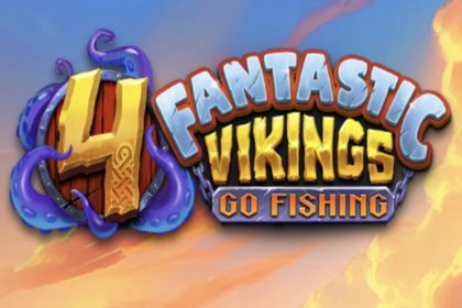 4 Fantastic Vikings Go Fishing Online Slot Logo