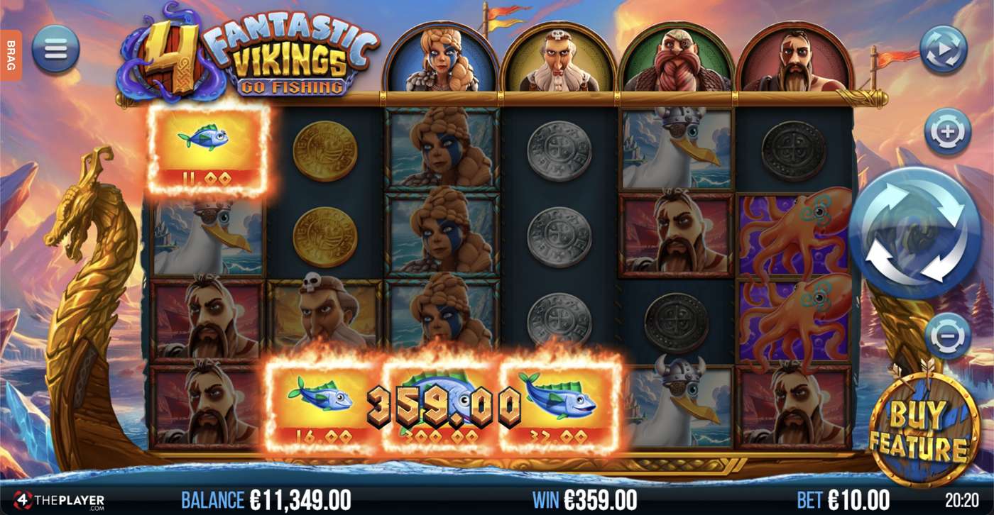 4 Fantastic Vikings Go Fishing: image of winning