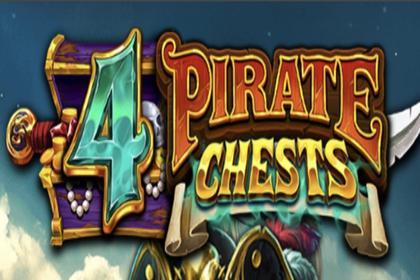 4 Pirate Chests Online Slot Logo