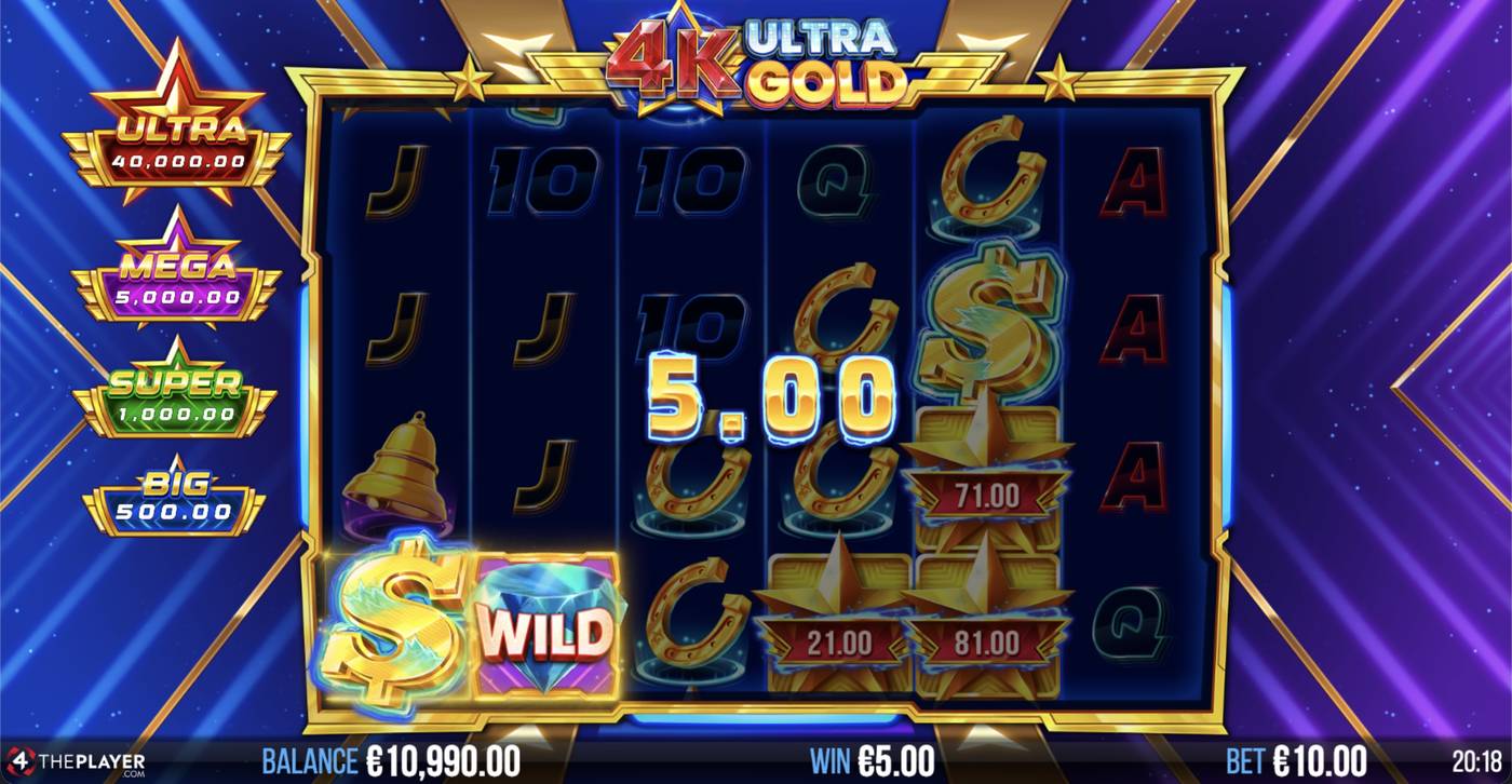 4k Ultra Gold: image of winning