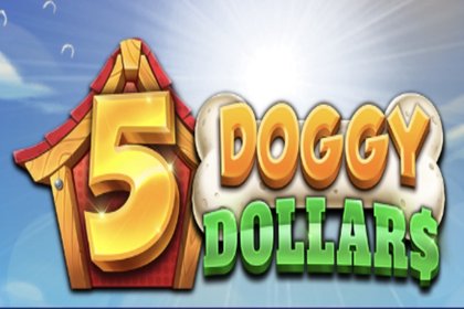 5 Doggy Dollars Online Slot Logo