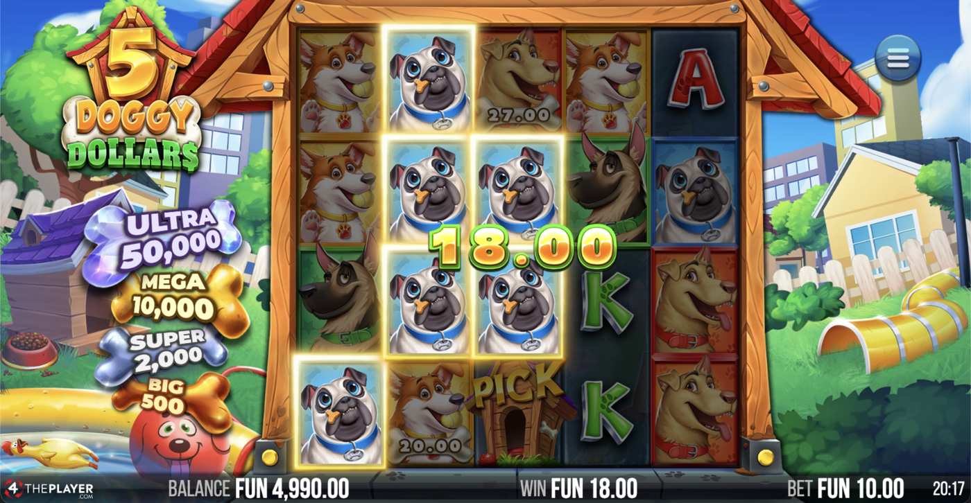 5 Doggy Dollars: image of winning