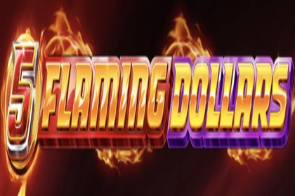 5 Flaming Dollars Online Slot Logo