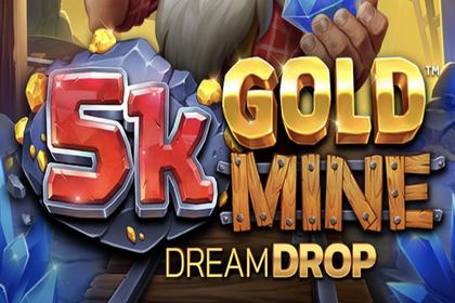 5k Gold Mine Dream Drop Online Slot Logo