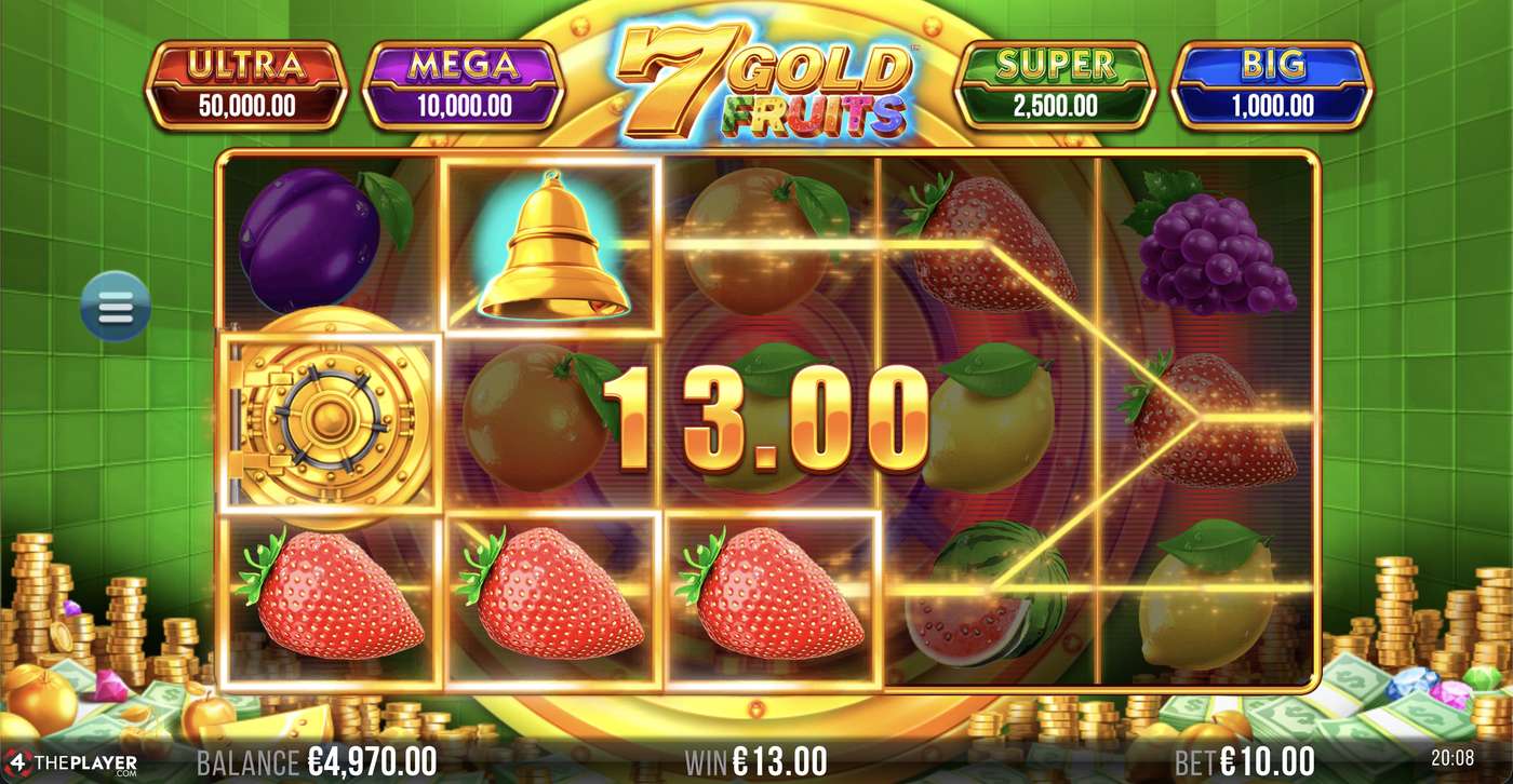 7 Gold Fruits: image of winning
