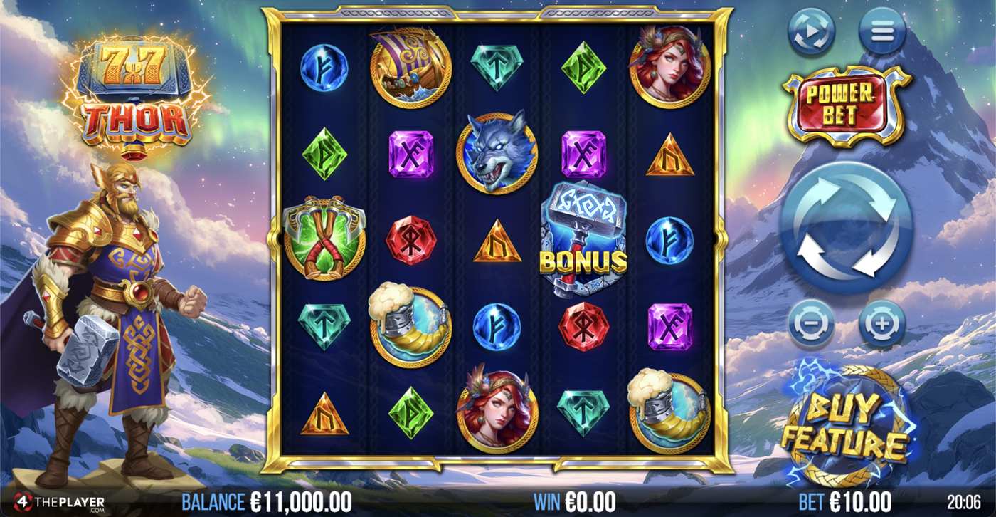 7×7 Thor: image of main menu
