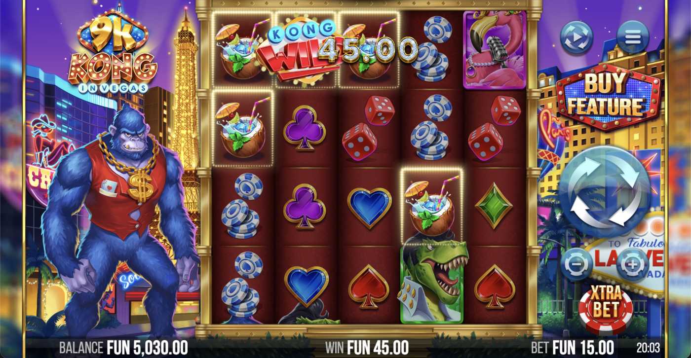 9k Kong in Vegas: image of winning