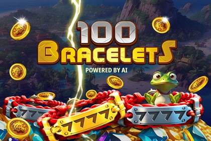 100 Bracelets Online Slot Logo