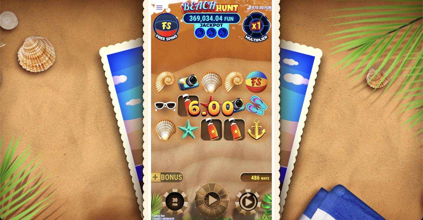 Beach Hunt: image of winning