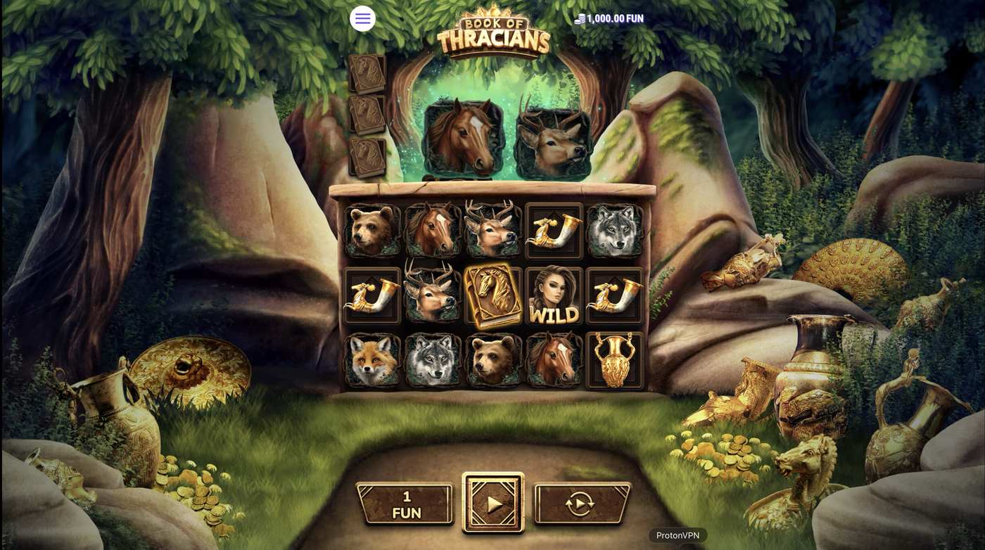 Book Of Thracians: image of main menu