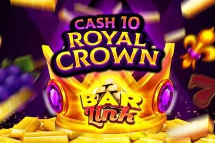 Cash 10 Royal Crown Bar Link Online Slot Logo