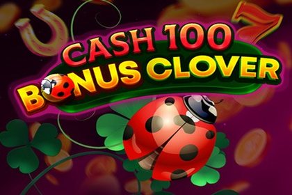 Cash 100 Bonus Clover Online Slot Logo
